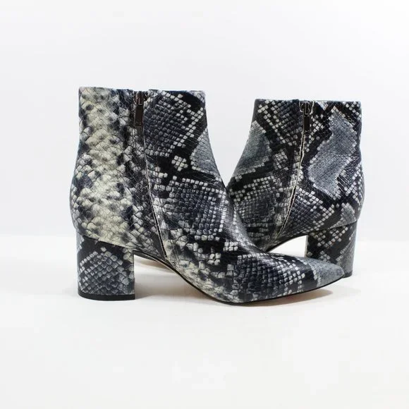 Marc Fisher LTD Womens Jarli 3 Leather Ankle Boot - Multicolor 6.5M - Picture 3 of 5